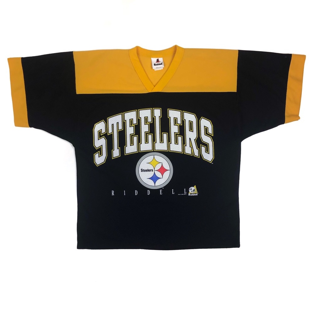 Vintage NFL Steelers Riddell T Shirt Jersey M